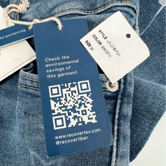 NWT Lovers And Friends Ricky Low Rise Skinny Star Denim Jeans Size 24 Women’s - Picture 11 of 11